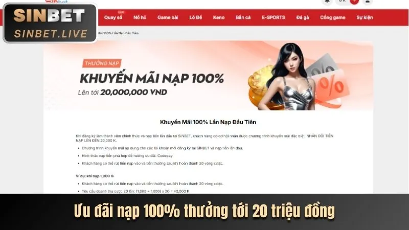 Khuyến mãi chào mừng thành viên mới 123win01